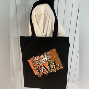 Canvas Thanksgiving Tote Bag